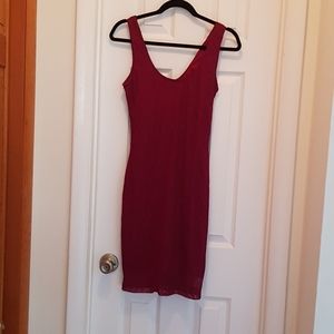 Tight Red Lace Dress